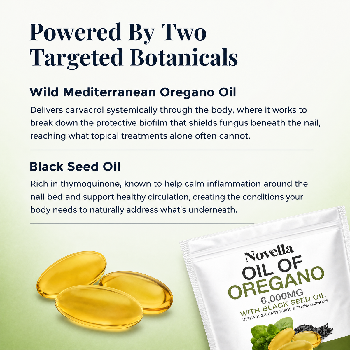 Novella Oregano & Black Seed Oil